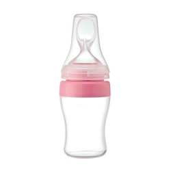 Farlin Transbottle II Silicone Feeder (Pink)