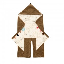 Snoozebaby Trendy Wrapping Wrap Blanket - Camel Bubbles