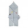 Snoozebaby Trendy Wrapping Wrap Blanket-Fading Blue