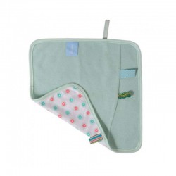 Snoozebaby Burping Cloth - Organic Mint