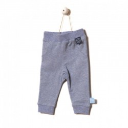 Snoozebaby Pants in Blue melange - 0 months