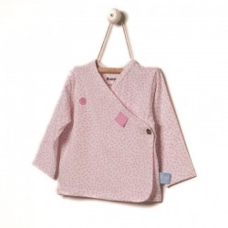 Snoozebaby Cardigan in Pink dot - 0 months