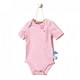 Snoozebaby Short sleeve Romper in Pink melange