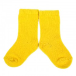 PLUSH® Stay on socks (0-2yrs) - Yellow