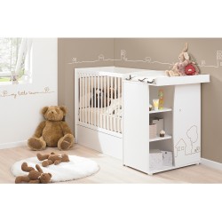 Galipette LITTLE TOWN Convertible Cot Bed