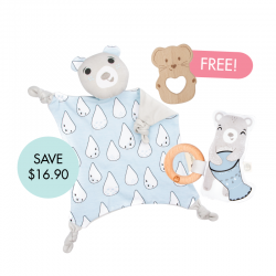 Billie Cuddle Blankie Set (Buy 2 Free 1)