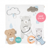 Kippins Billie Story-print Wrap Set (FREE Wooden Teether)