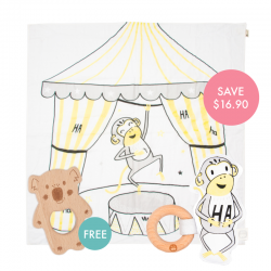Splits Story-print Wrap Set (Buy 2 Free 1)