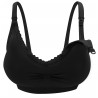 Lunavie Seamless Nursing Bra (Free Bra Extender) - Black