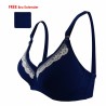 Lunavie Sheer Comfort Nursing Bra (Navy)
