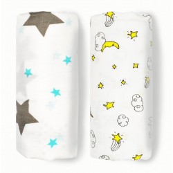 Lunavie Organic Bamboo Swaddle (Star)