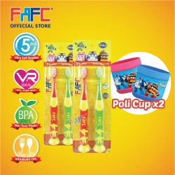 FAFC Robocar Helly Roy Suction Kids TB Bundle Set 1 (Helly Roy Suction Kids TB 2(s) x 2units + 2 cups)
