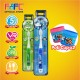 FAFC Robocar Poli Toothbrush Hook Bundle Set 3 (1 Poli Hook Toothbrush + 1 Helly Hook Toothbrush + 2 Cup)