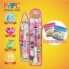FAFC Loppy Toothbrush Bundle Set 1 (1 Loopy Figurine Toothbrush + 1 Loopy Hook Toothbrush + 1 Cup)
