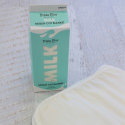 Bubba Blue MILK 4ply Muslin Cot Blanket (Buy1Get1Free1)