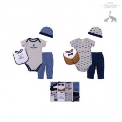 Little Treasure 8 Pieces Baby Clothing Gift Set - Cool 77010