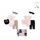 Little Treasure 8 Piece Baby Newborn Clothing Gift Set - Leopard 77013