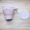 Our Button Nose Collapsible Silicone Snack Cup