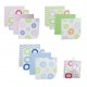 Hudson Baby 4 Piece Baby Washcloths 10"x 10" - Blue 99400