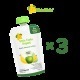 3 x 120 gr Little Etoile Organic Apple, Banana & Pear 