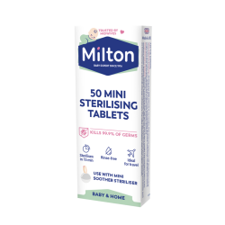 MILTON Mini Sterilizing Tablets (50 Tablets/box)