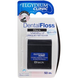 Elgydium  Chlorhexidine Black Dental Floss 50m