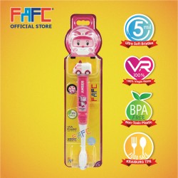 FAFC Robocar Poli - Amber Figurine Kids Toothbrush