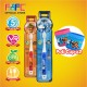 FAFC Robocar Poli Toothbrush Hook Bundle Set 4  (1 Poli Hook Toothbrush + 1 Roy Hook Toothbrush + 2 Cup)