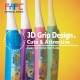 FAFC Poby Toothbrush Bundle Set 4 (1 Poby Figurine Toothbrush + 1 Loopy Hook Toothbrush + 1 Cup)