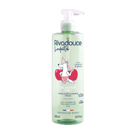 Rivadouce Loupiots Cerise Sur Le Gâteau 3-in-1 Shower Gel 400ml