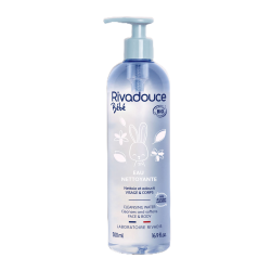 Rivadouce Bébé Bio Cleansing Water (Eau nettoyante) 500ml