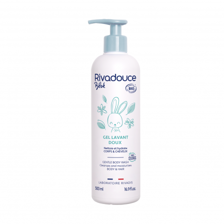Rivadouce Bébé Bio Gentle Cleansing Gel (Gel Doux Lavant) 500ml