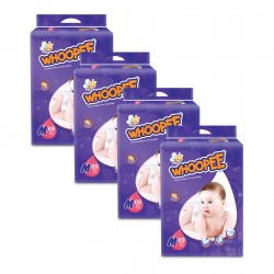 Oji Whoopee Mega Pack Tape Diapers  (Carton of 4 packs)