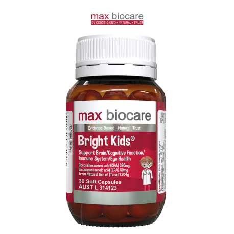 Max Biocare Bright Kids Yummy Chewable Soft Capsule Tuna Fish Oil 1000mg