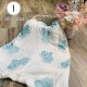 Our Button Nose 100% Bamboo Muslin Swaddles By BIBOO