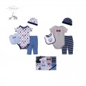 Little Treasure 8 Pieces Clothing Gift Set - Handsome 77011