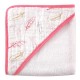  Hudson Baby Hooded Towel with Muslin Hood 57024 Pink
