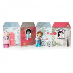 doll set and house