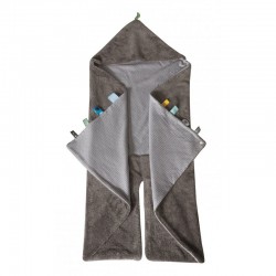 Snoozebaby Trendy Wrapping Wrap Blanket-Storm Grey