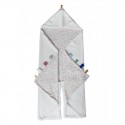 Snoozebaby Trendy Wrapping Wrap Blanket-Confetti White