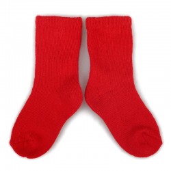 PLUSH Stay on socks (0-2yrs) - Red