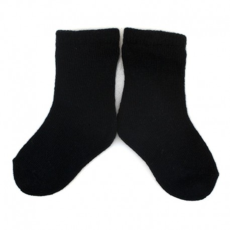 PLUSH® Stay on socks (0-2yrs) - Black