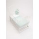 Snoozebaby Crib Sheet - Organic Mint